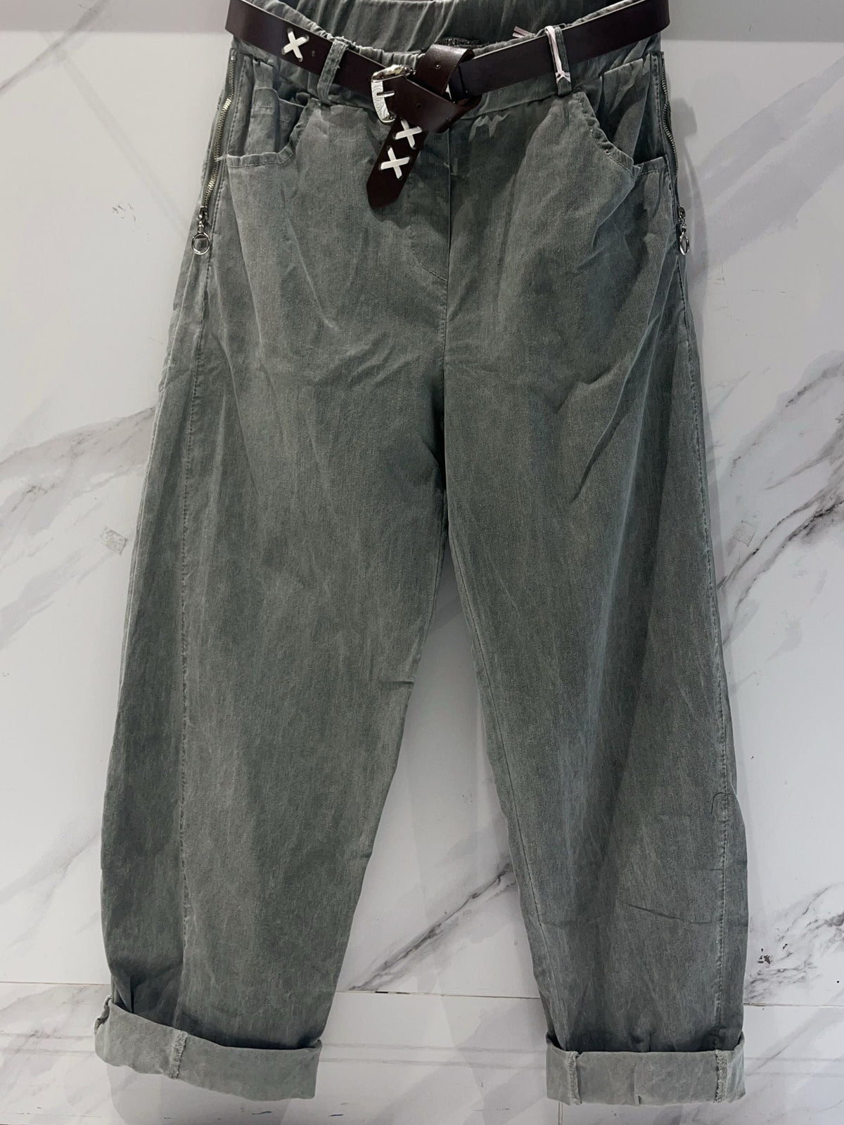 MALIBU Pantalon ceinture