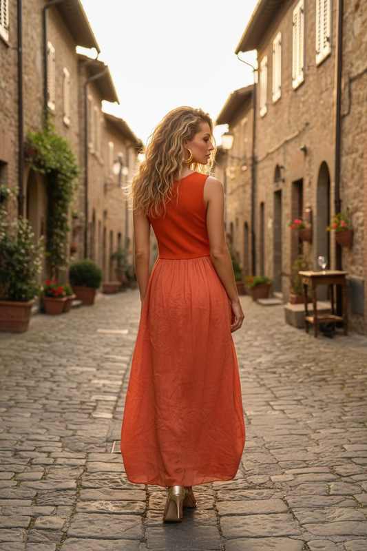 482 ROBE LONGUE LYOCELL