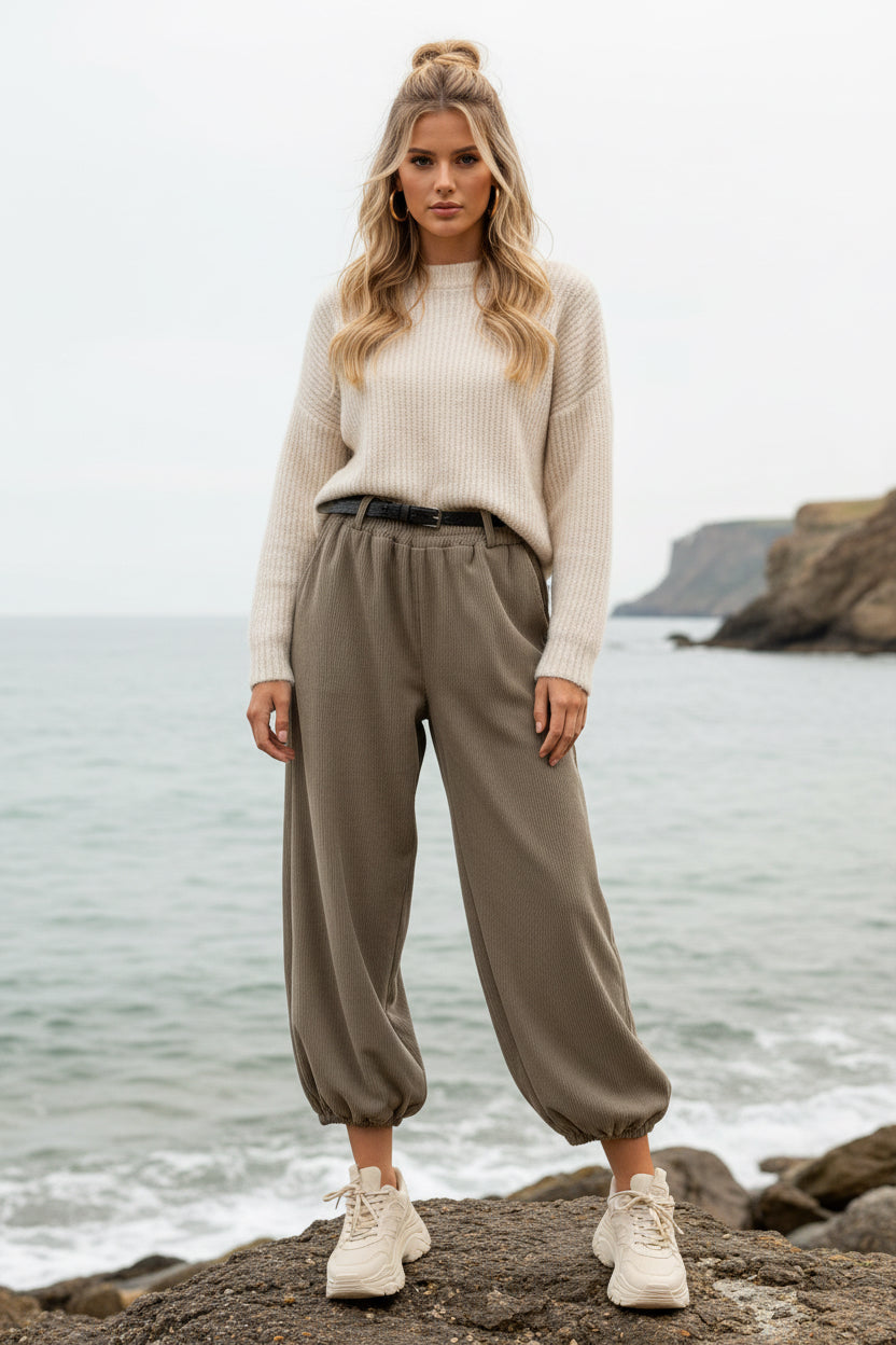 HAVANA Pantalon ALLADIN en velours