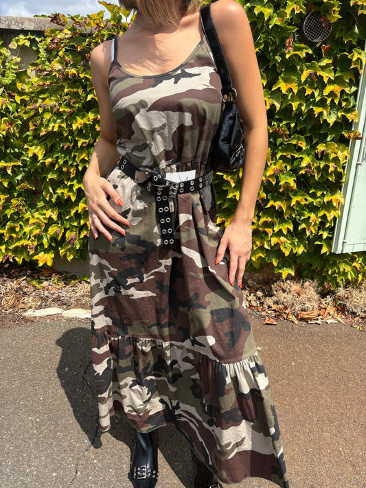 ALBA Robe longue camouflage