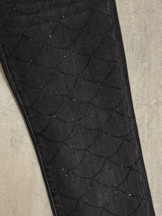 ZOLA Jean motif strassé