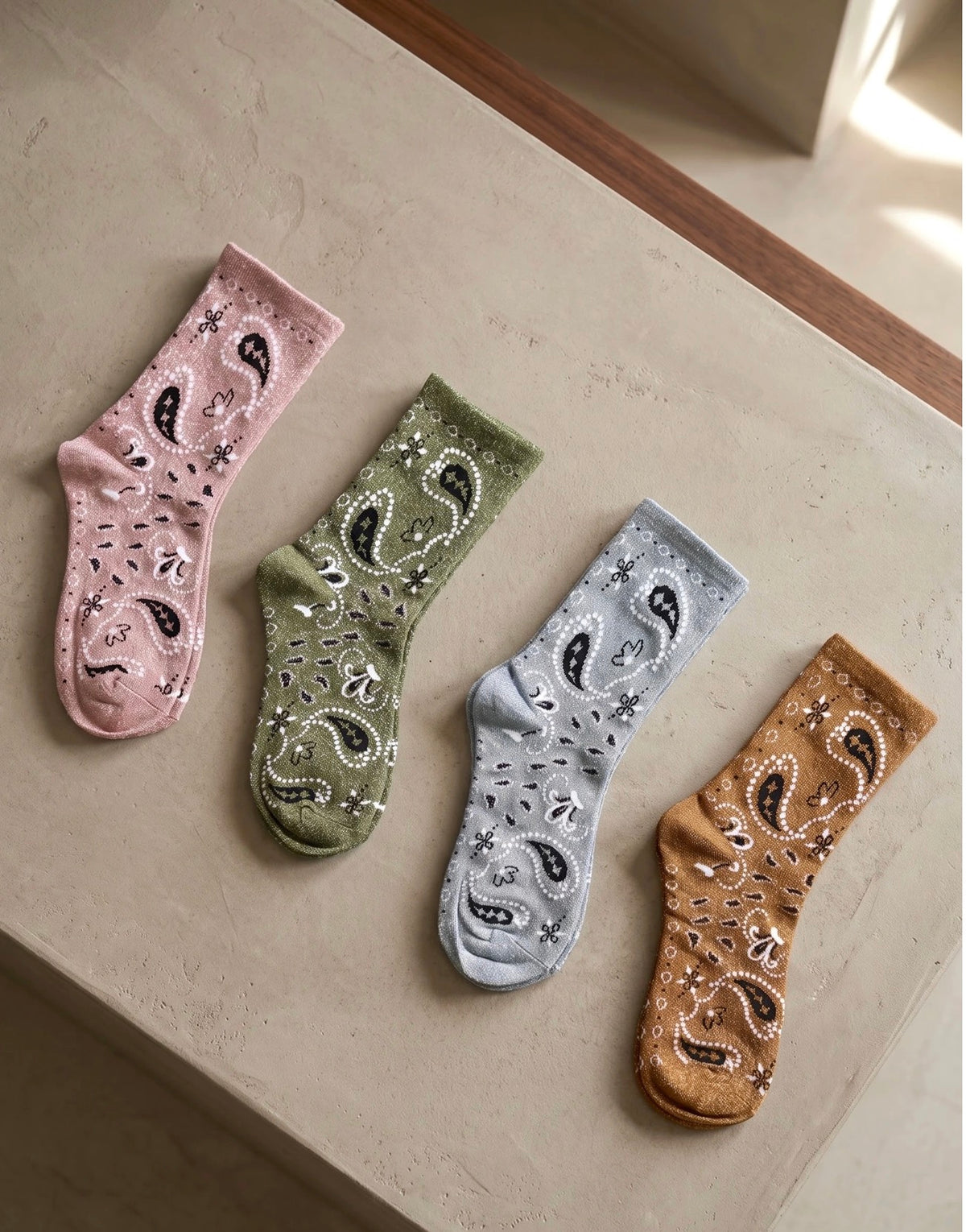 BANDANA CHAUSSETTES (LOT DE 4)