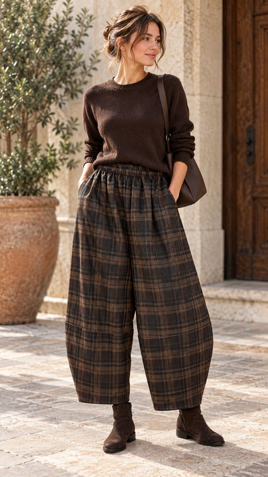 JACQUARD Pantalon BALOON