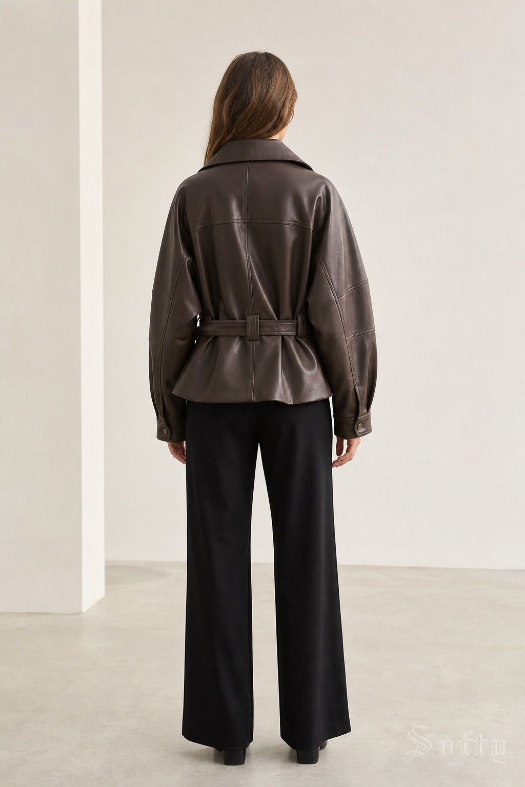 LINETTE TRENCH similicuir