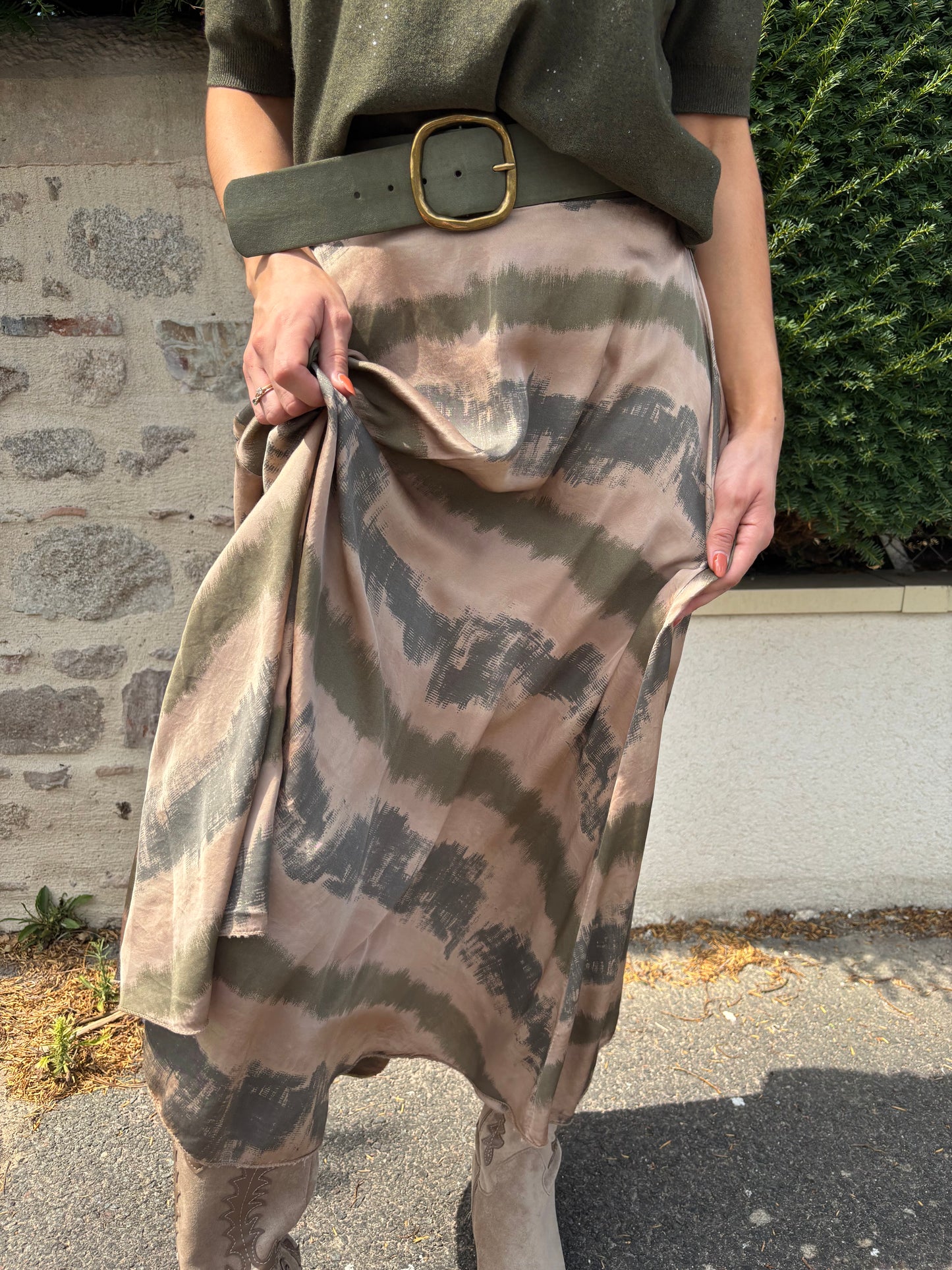 SÉVILLE jupe longue tie & die