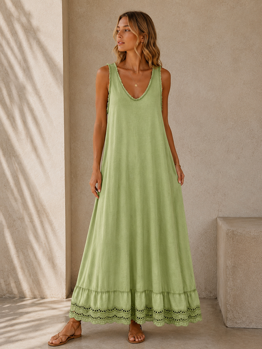 671 Robe longue coton