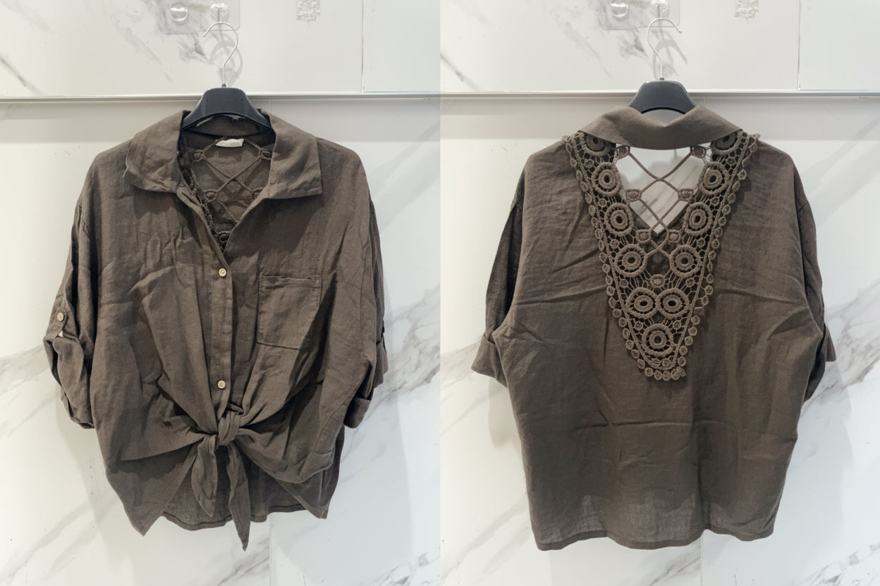 709 chemise broderie