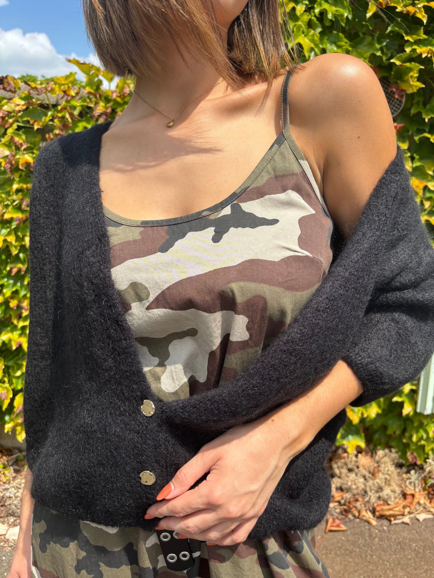 ALBA Robe longue camouflage
