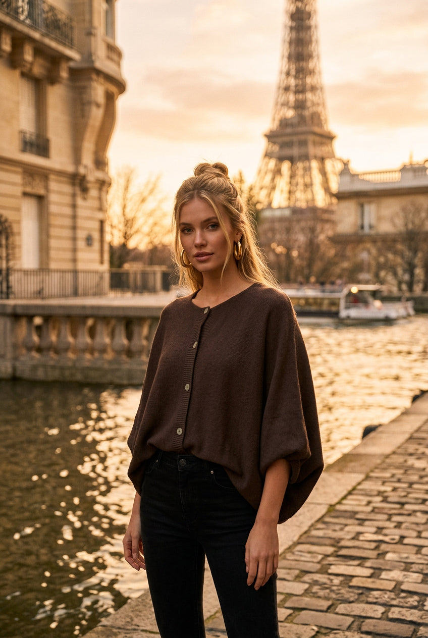 PHANIE Pull/Veste reversible