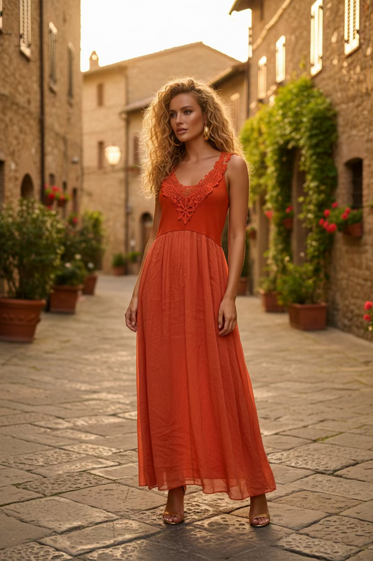 482 ROBE LONGUE LYOCELL