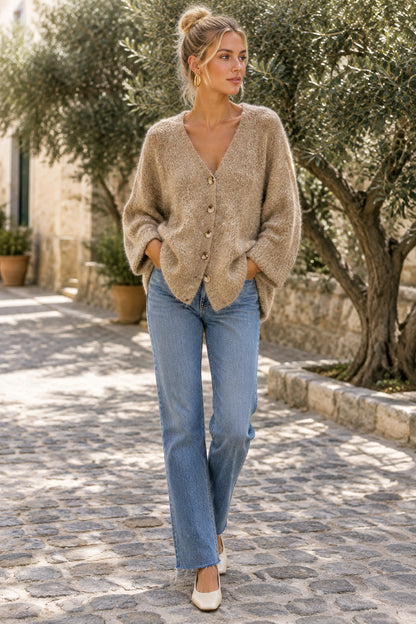 LOOSE veste laine style loose
