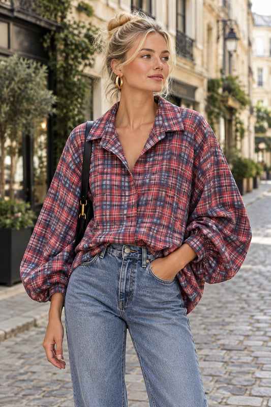 MALO Chemise manche BALOON
