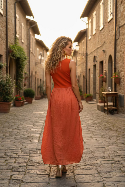 482 ROBE LONGUE LYOCELL