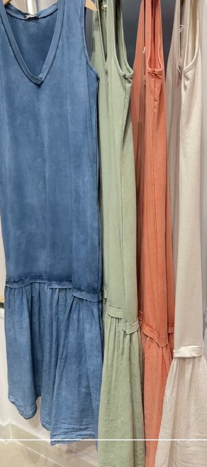697 robe longue coton