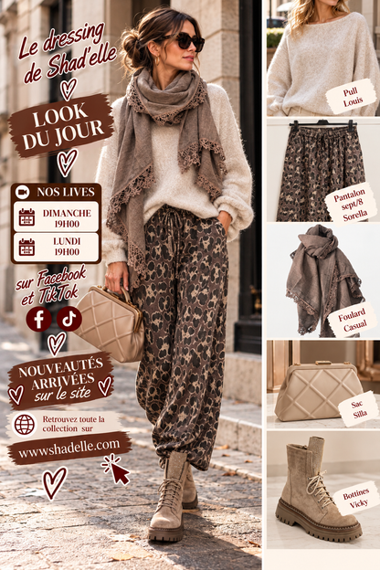 SORELLA Pantalon large 7/8