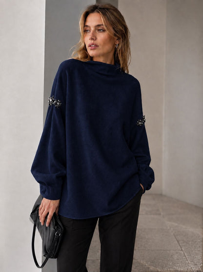 LEIA Pull tunique bijoux