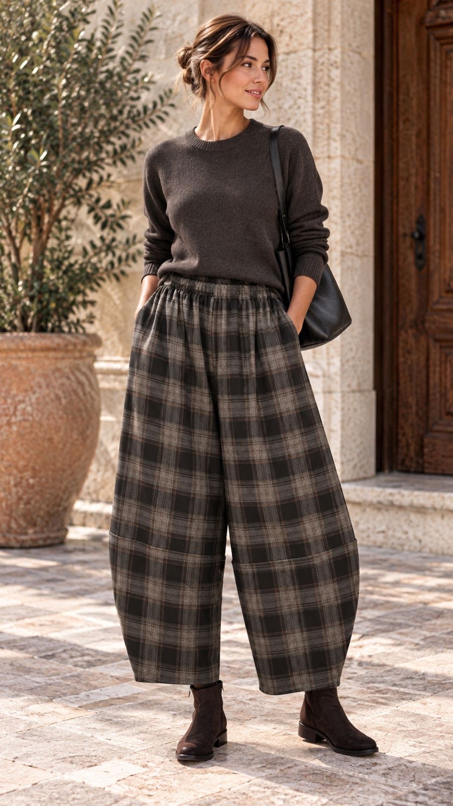 JACQUARD Pantalon BALOON