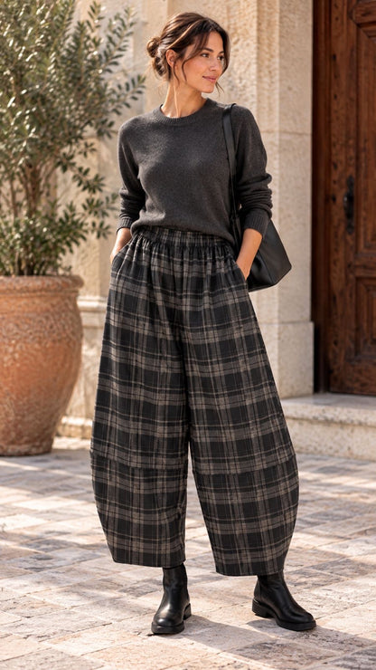 JACQUARD Pantalon BALOON