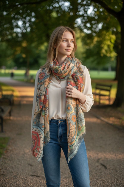 MULTI Foulard coloré