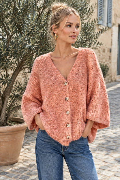 LOOSE veste laine style loose