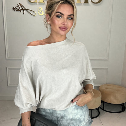 CHERYL Pull manche chauve-souris