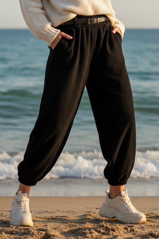 HAVANA Pantalon ALLADIN en velours