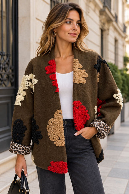 MÉRINOS veste esprit laine bouillie