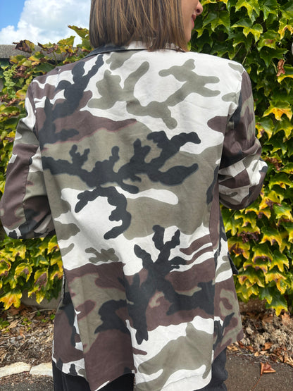 LIDY BLAZER COTON CAMOUFLAGE