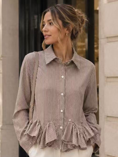YUNI Chemise avec volant