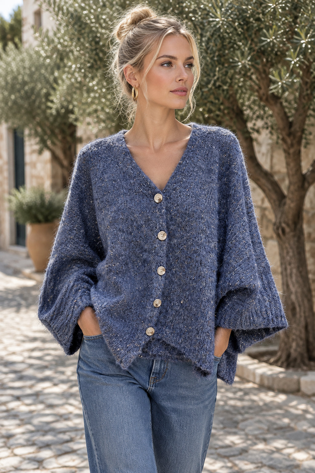 LOOSE veste laine style loose