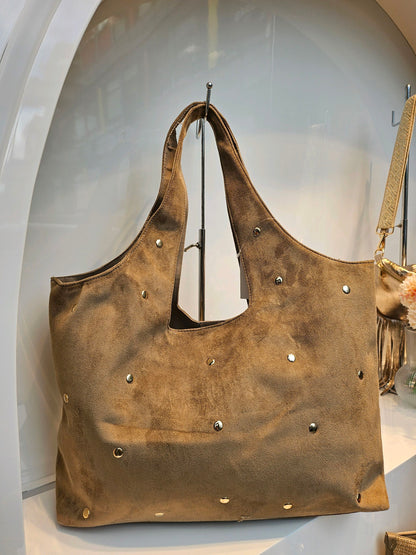 MANON Sac en suédine à clous