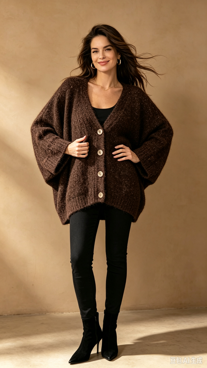 LOOSE veste laine style loose