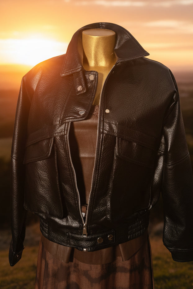 MANON blouson simili cuir