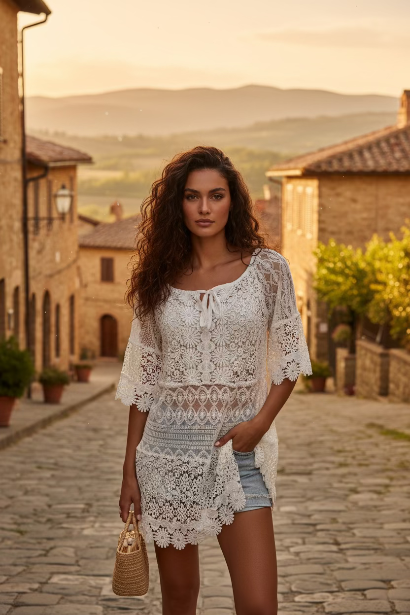 477 TUNIQUE DENTELLE