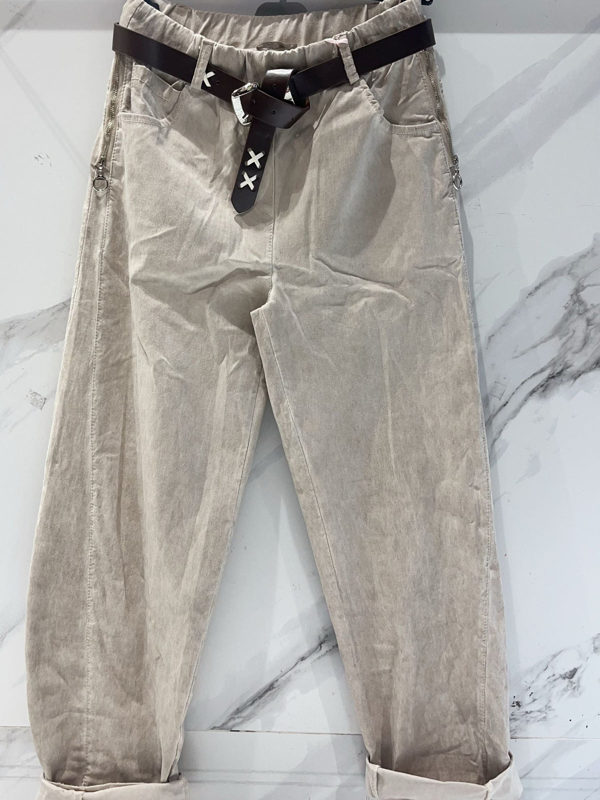 MALIBU Pantalon ceinture