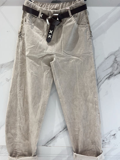 MALIBU Pantalon ceinture