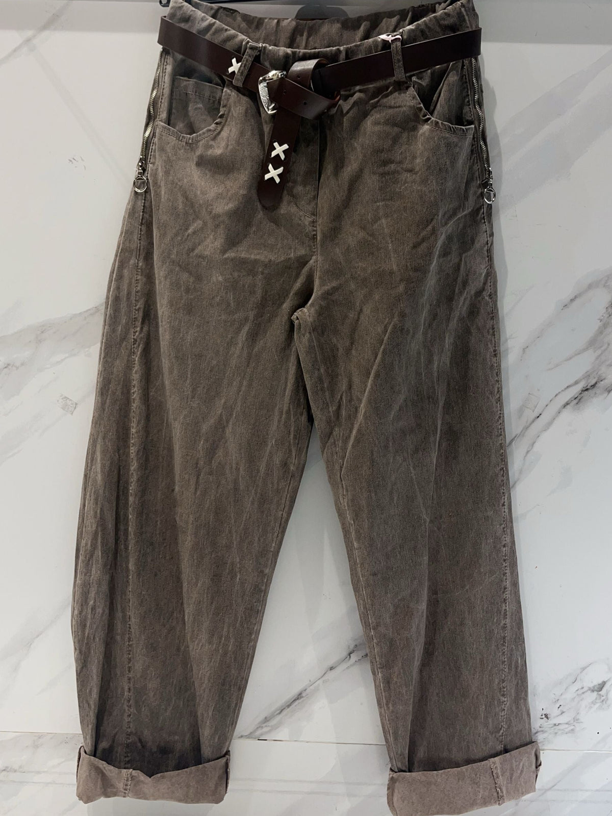 MALIBU Pantalon ceinture