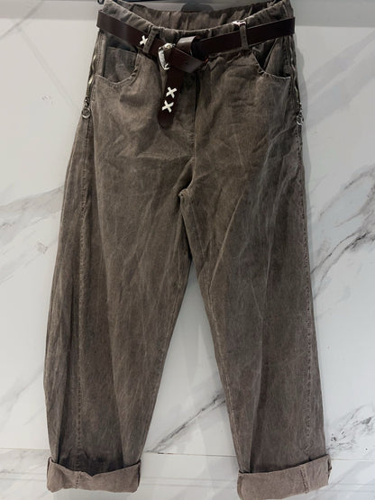 MALIBU Pantalon ceinture