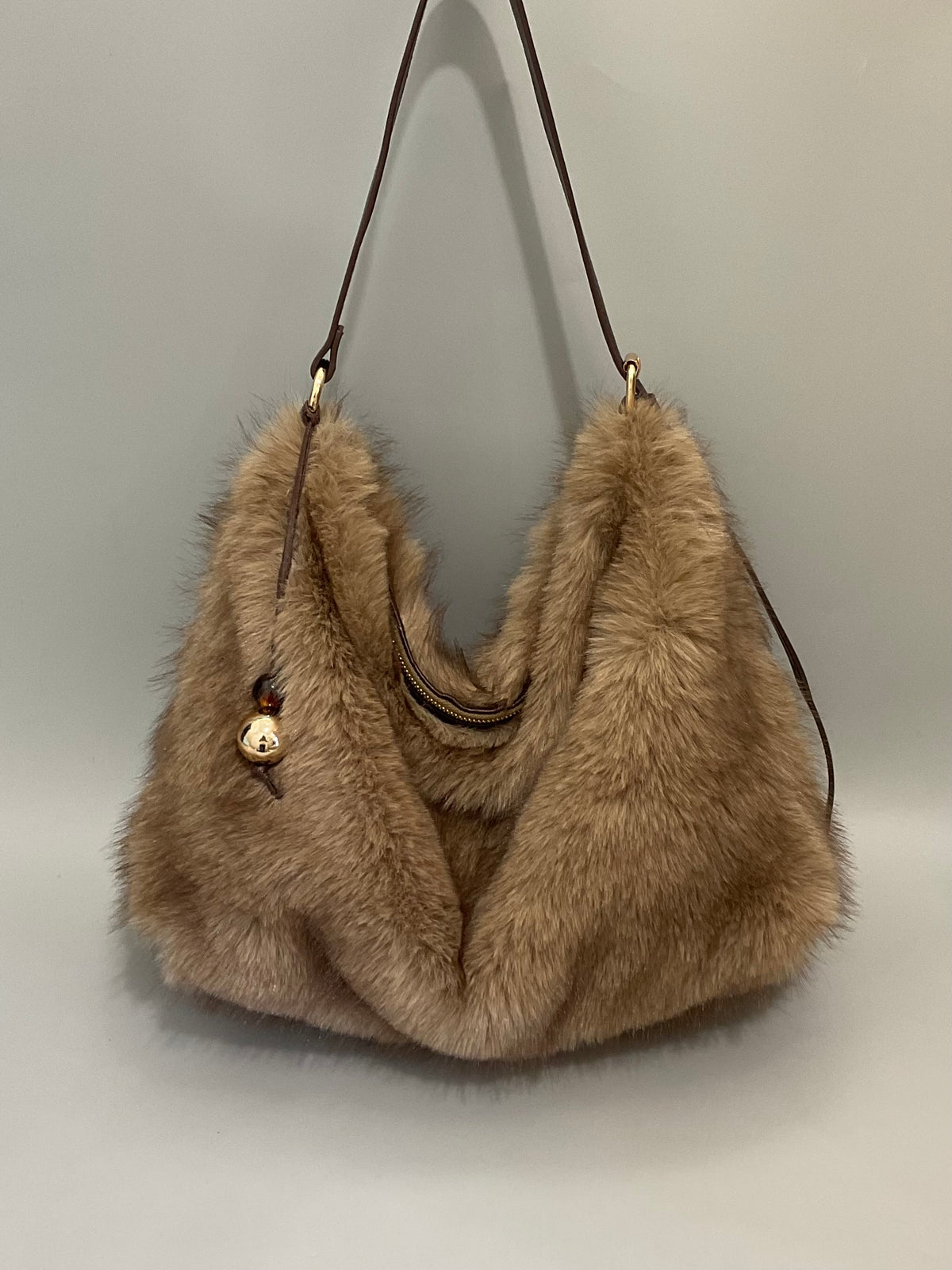 BIANCA sac fourrure épaule