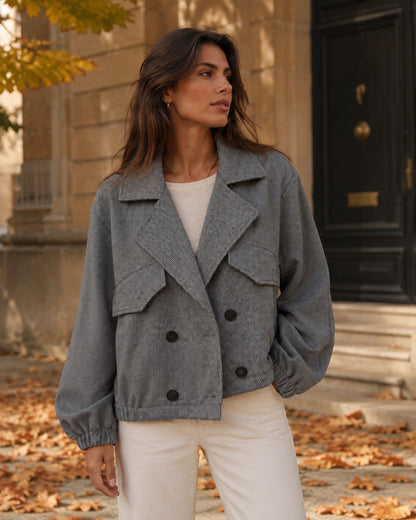 IRISH Veste boutonnée croisée