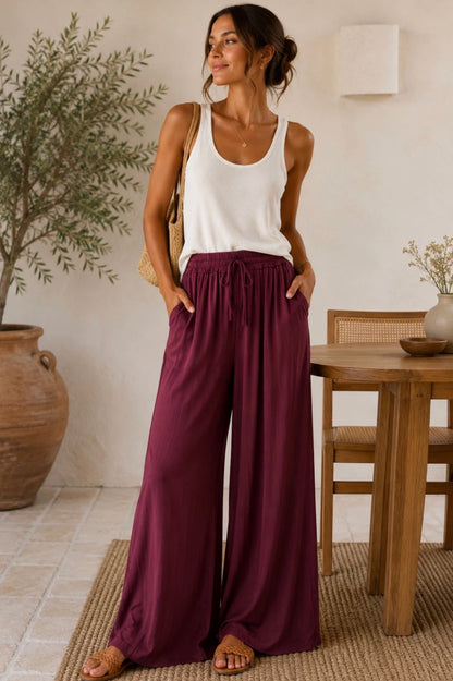 649 PANTALON SATINÉ