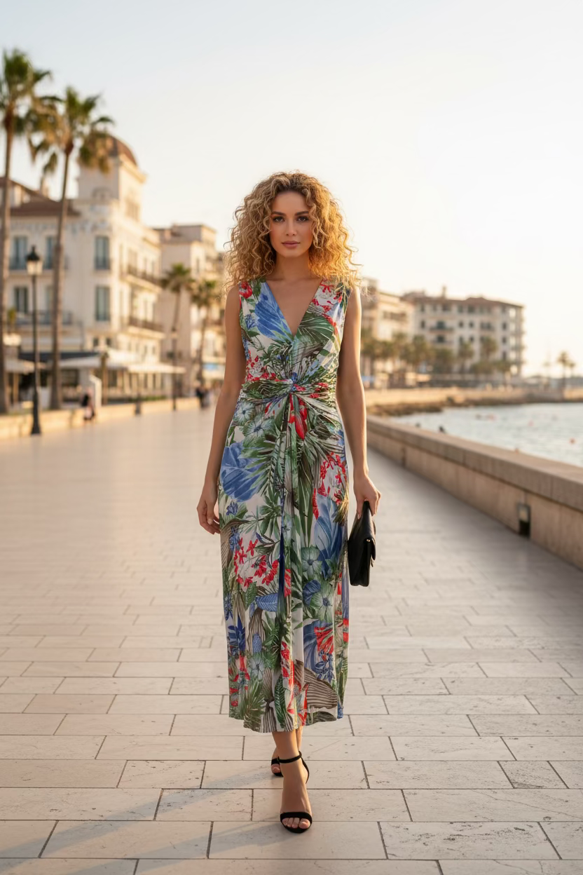 643 ROBE LONGUE MAILLOT DE BAIN