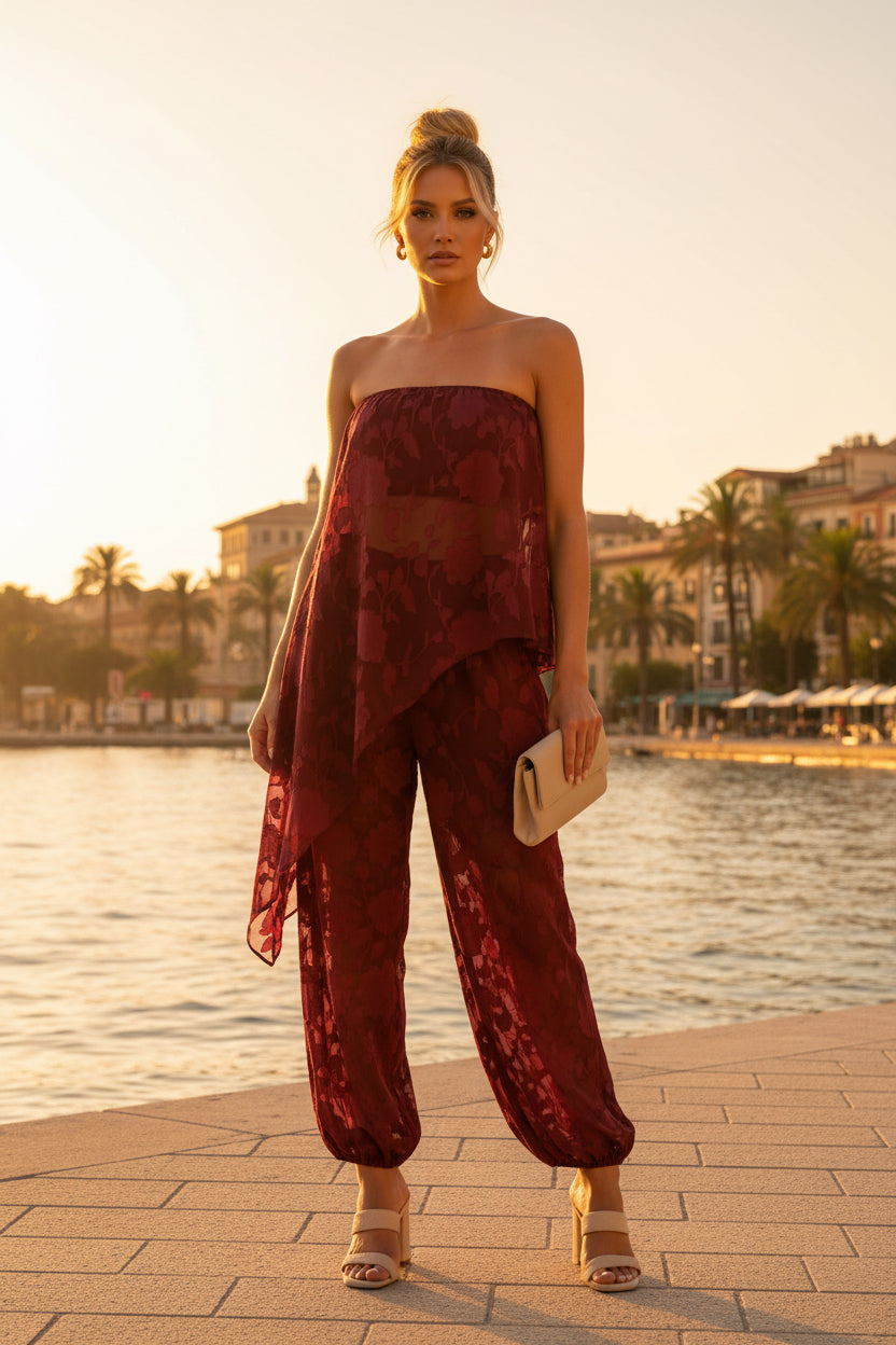 701 ensemble bustier pantalon