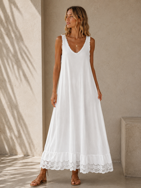 671 Robe longue coton