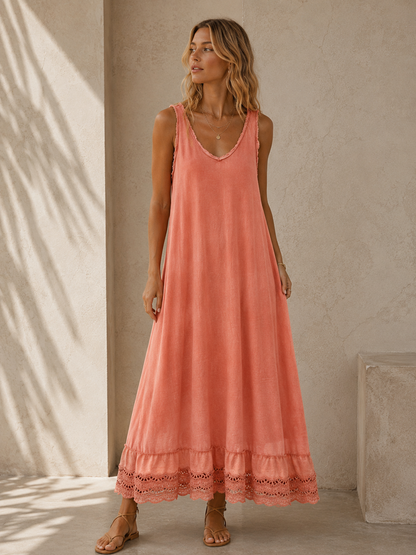671 Robe longue coton