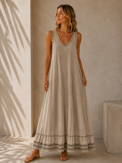 671 Robe longue coton