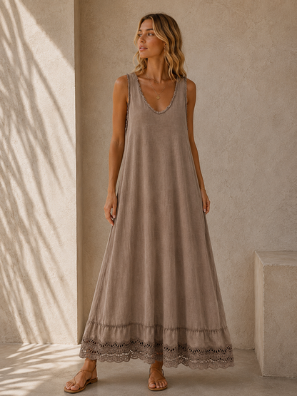 671 Robe longue coton