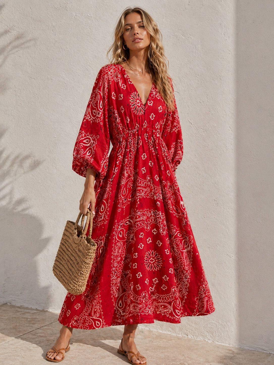 663 ROBE LONGUE GAZE DE COTON