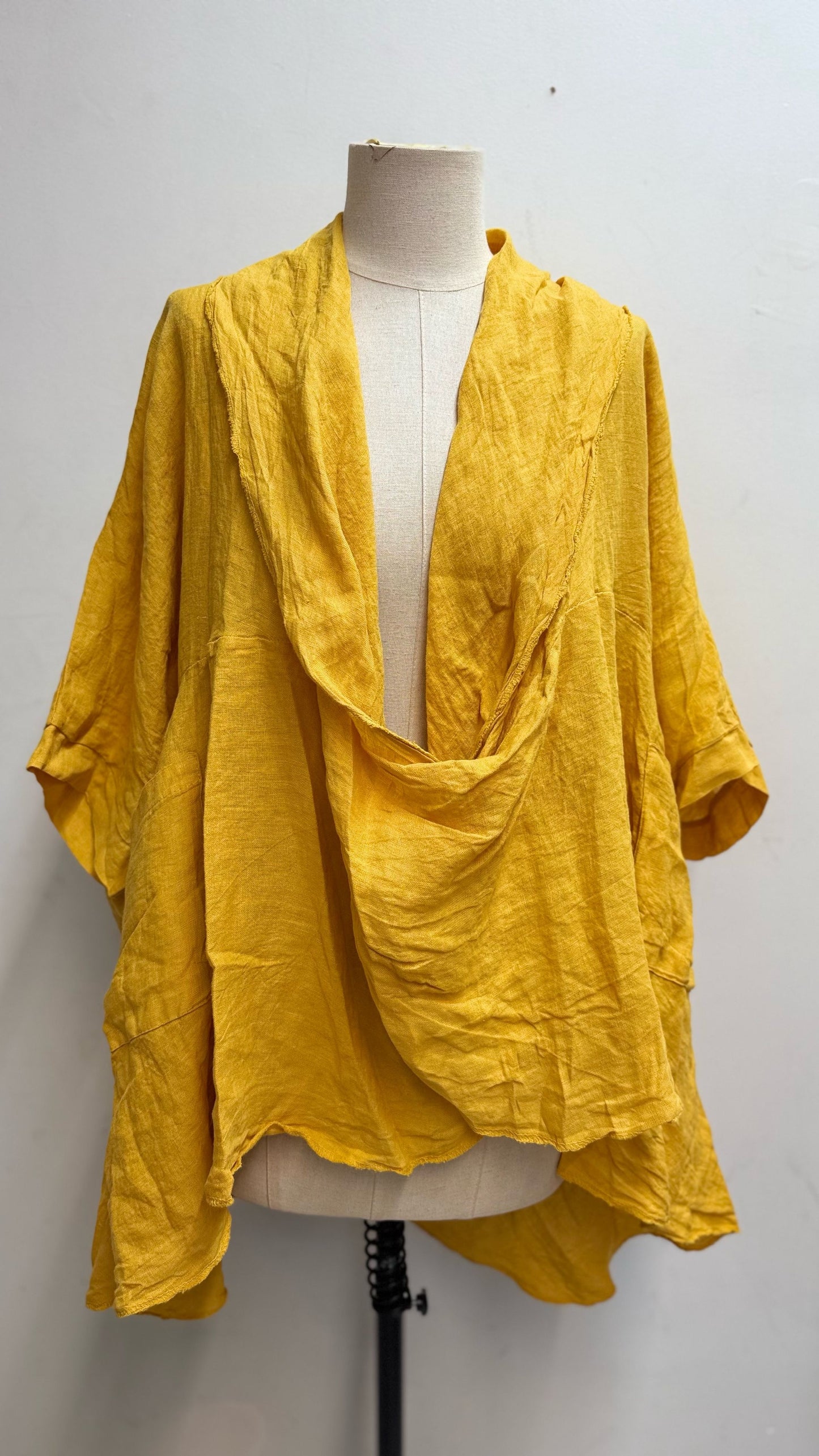 696 poncho en lin