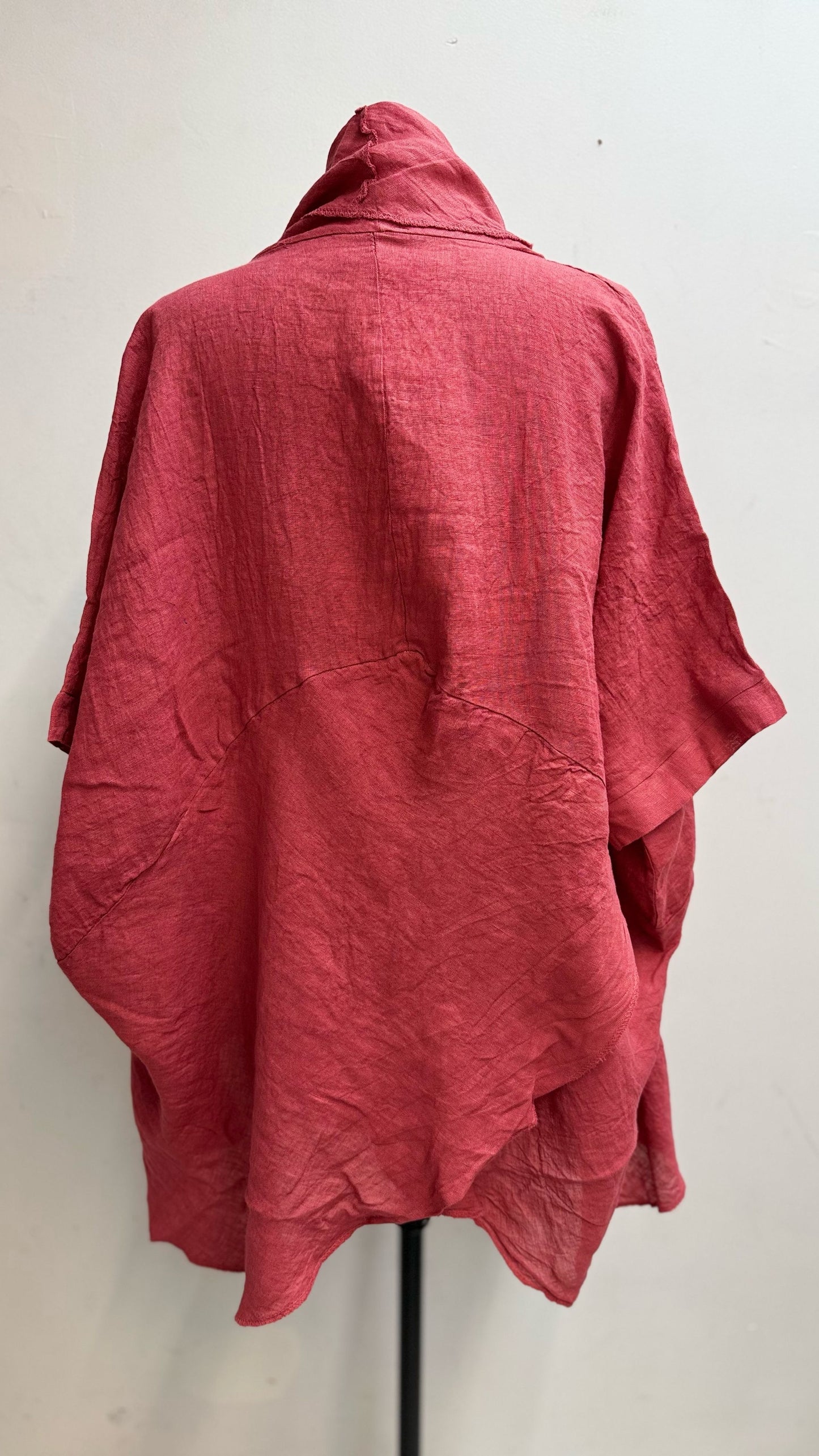 696 poncho en lin